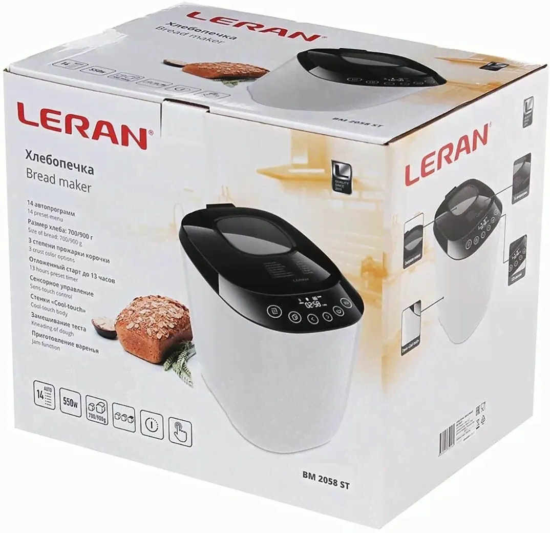 Leran Хлебопечка Leran BM2058ST хлебопечка-1